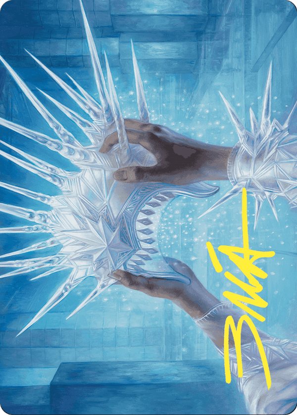 Hylda's Crown of Winter // Hylda's Crown of Winter (AWOE-043) - Wilds of Eldraine Art Series (Borderless)