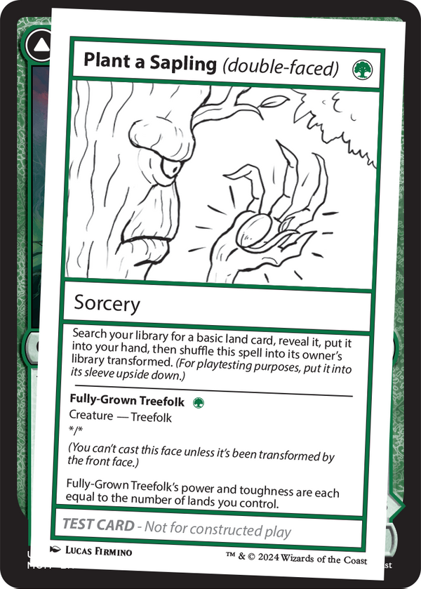 Plant a Sapling (double-faced) (MB2PC-) - Mystery Booster 2