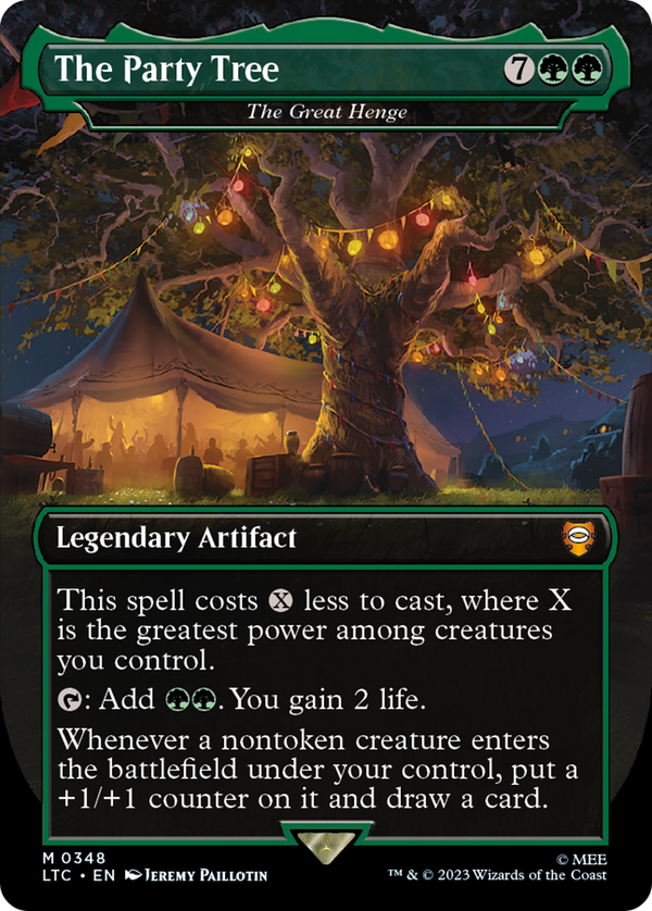 The Party Tree - The Great Henge (LTC-348) - Tales of Middle-earth Commander / The Party Tree (Borderless)