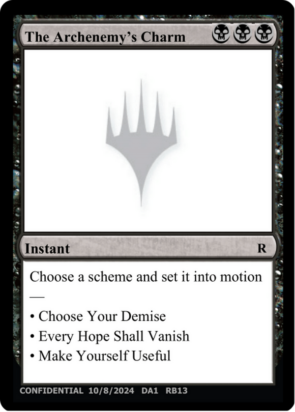 The Archenemy's Charm (UNK-RB13) - Unknown Event