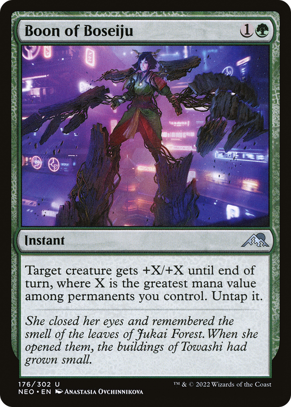 Boon of Boseiju (NEO-176) - Kamigawa: Neon Dynasty Foil