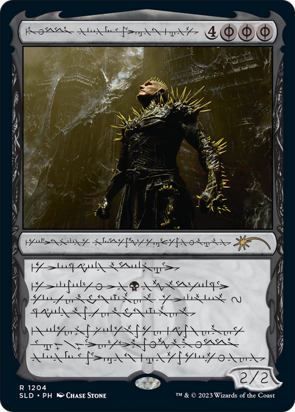 K'rrik, Son of Yawgmoth (Phyrexian) (SLD-1204) - Secret Lair Drop: (Showcase) Foil