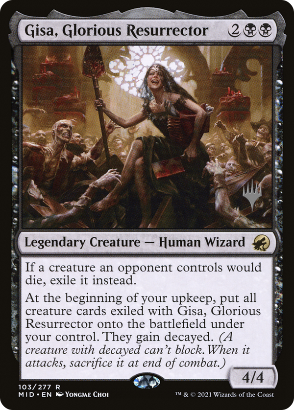 Gisa, Glorious Resurrector (PPMID-103) - Innistrad: Midnight Hunt Promos
