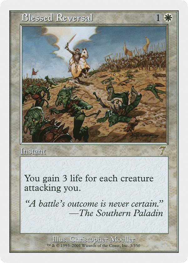 Blessed Reversal (7ED-003) - 7th Edition Foil