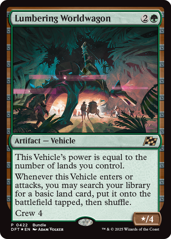 Lumbering Worldwagon (UMP-422) - Unique and Miscellaneous Promos Foil