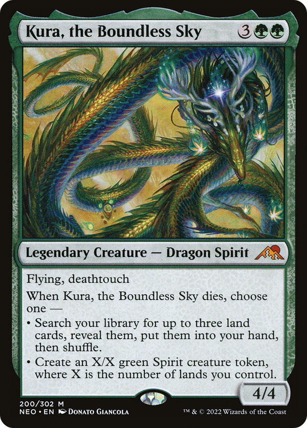 Kura, the Boundless Sky (NEO-200) - Kamigawa: Neon Dynasty Foil