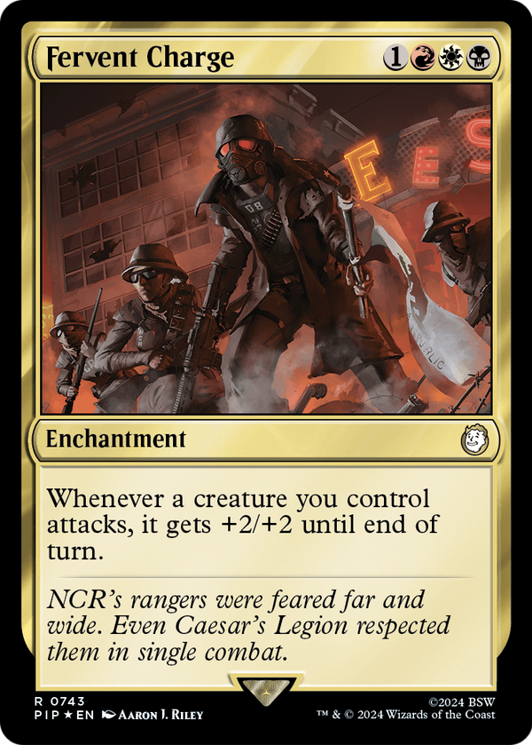 Fervent Charge (Surge Foil) (PIP-743) - Fallout Foil