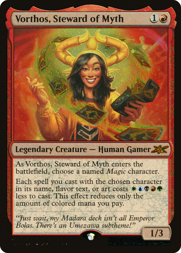 Vorthos, Steward of Myth (Galaxy Foil) (UNF-412) - Unfinity Foil