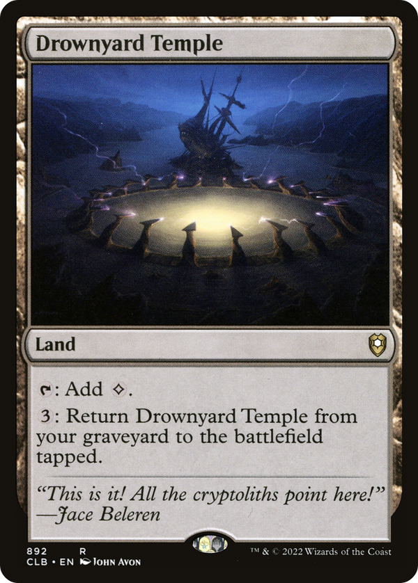 Drownyard Temple (CLB-892) - Commander Legends: Battle for Baldur's Gate
