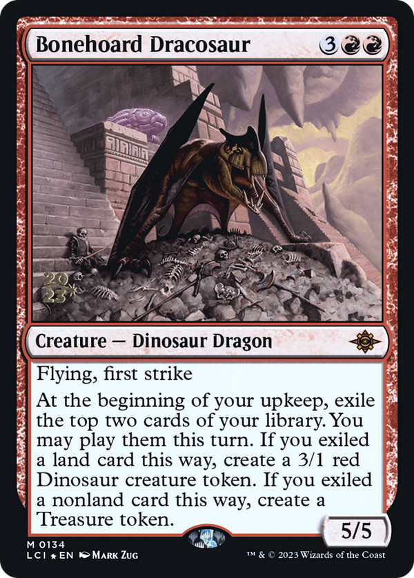 Bonehoard Dracosaur (PRE-134) - The Lost Caverns of Ixalan Promos Foil