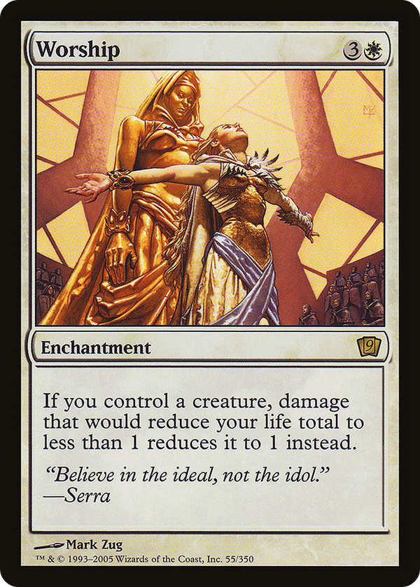 Worship (9ED-055) - 9th Edition Foil