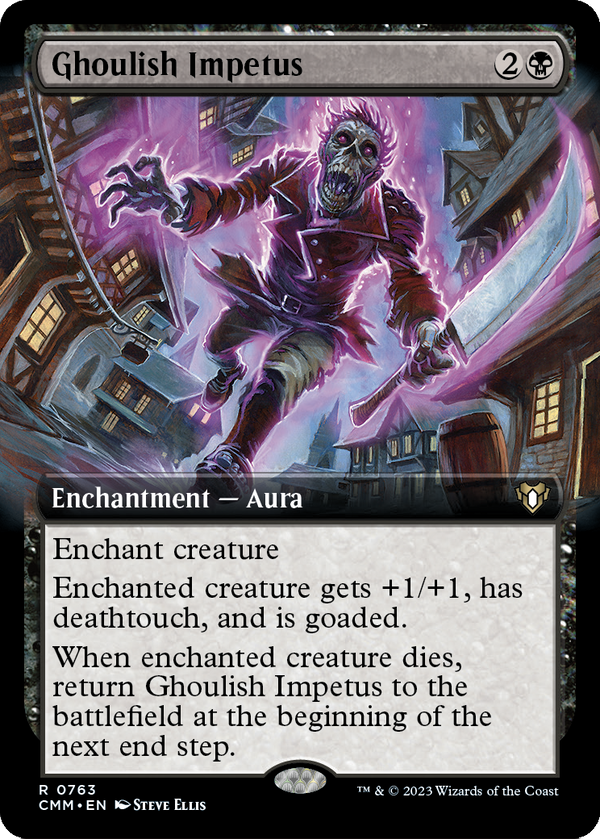 Ghoulish Impetus (Extended Art) (CMM-763) - Commander Masters: (Extended Art)