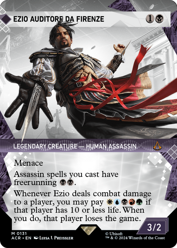 Ezio Auditore da Firenze (Showcase) (ACR-131) - Assassin's Creed: (Showcase) (Borderless) Foil