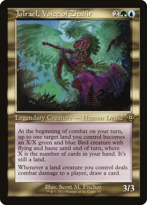 Jolrael, Voice of Zhalfir (Retro Frame) (MAT-083) - March of the Machine: The Aftermath: (Showcase)