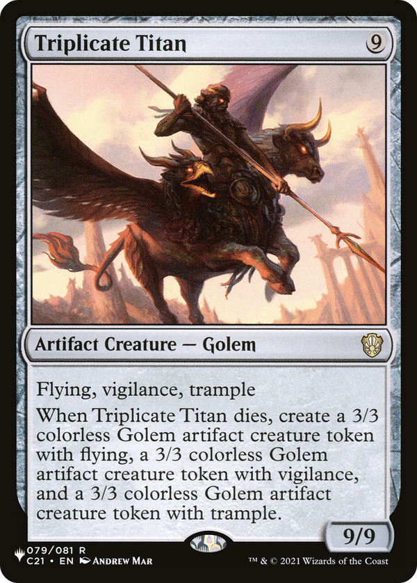 Triplicate Titan (LIST-C21-79) - The List