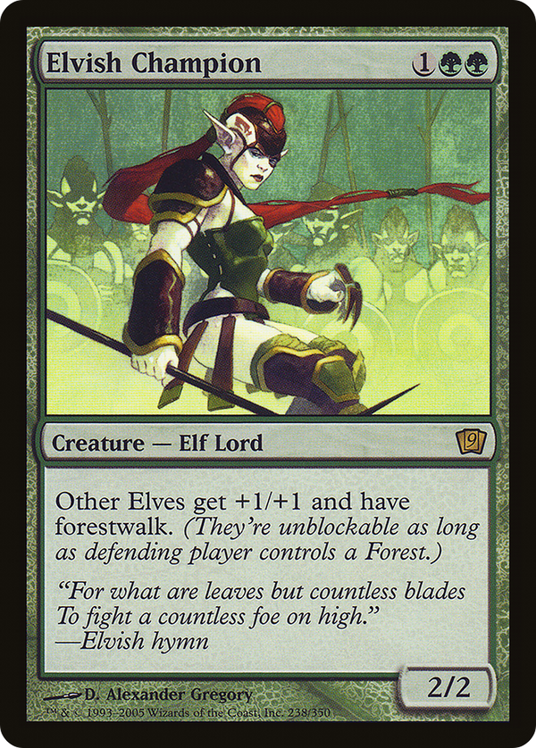 Elvish Champion (9ED-) - 9th Edition Foil