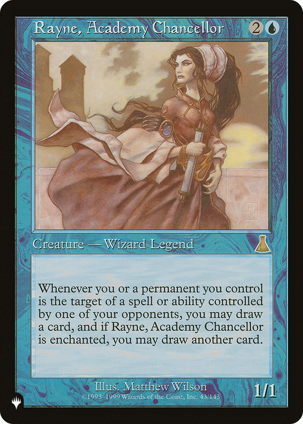Rayne, Academy Chancellor (LIST-UDS-43) - The List