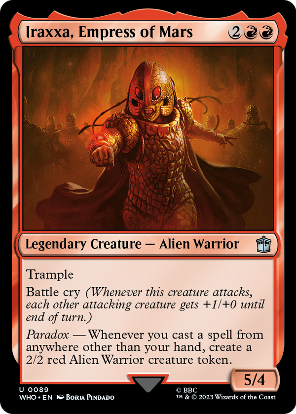 Iraxxa, Empress of Mars (WHO-089) - Doctor Who Foil