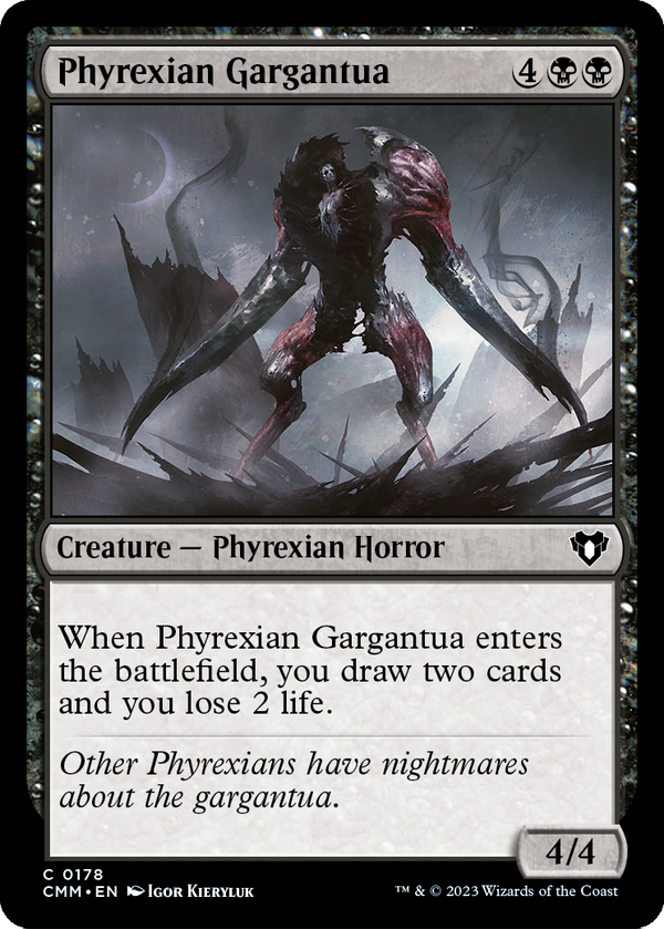 Phyrexian Gargantua (CMM-178) - Commander Masters Foil
