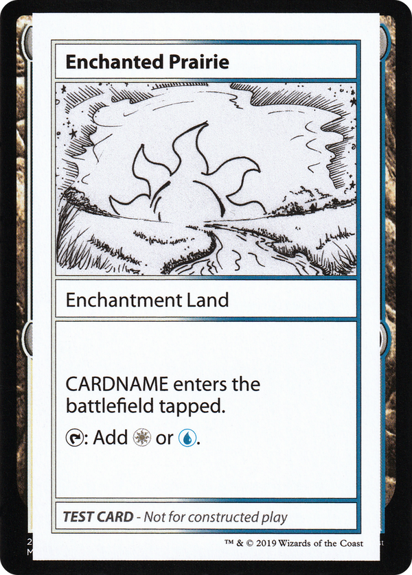 Enchanted Prairie (No PW Symbol) (CMB1-) - Mystery Booster Playtest Cards 2021
