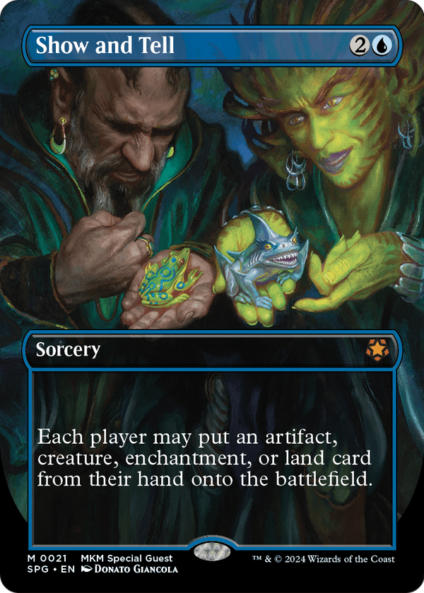 Show and Tell (Borderless) (SPG-021) - Special Guests Foil