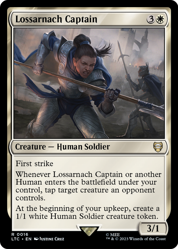 Lossarnach Captain (LTC-016) - Tales of Middle-earth Commander