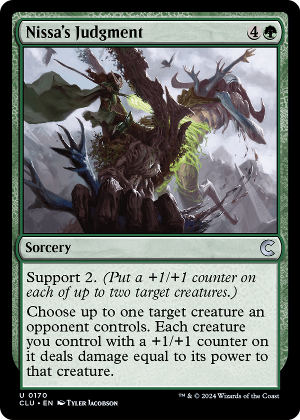 Nissa's Judgment (CLU-170) - Ravnica: Clue Edition