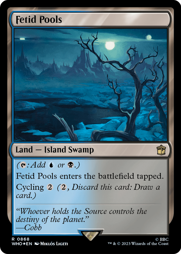 Fetid Pools (Surge Foil) (WHO-868) - Doctor Who Foil