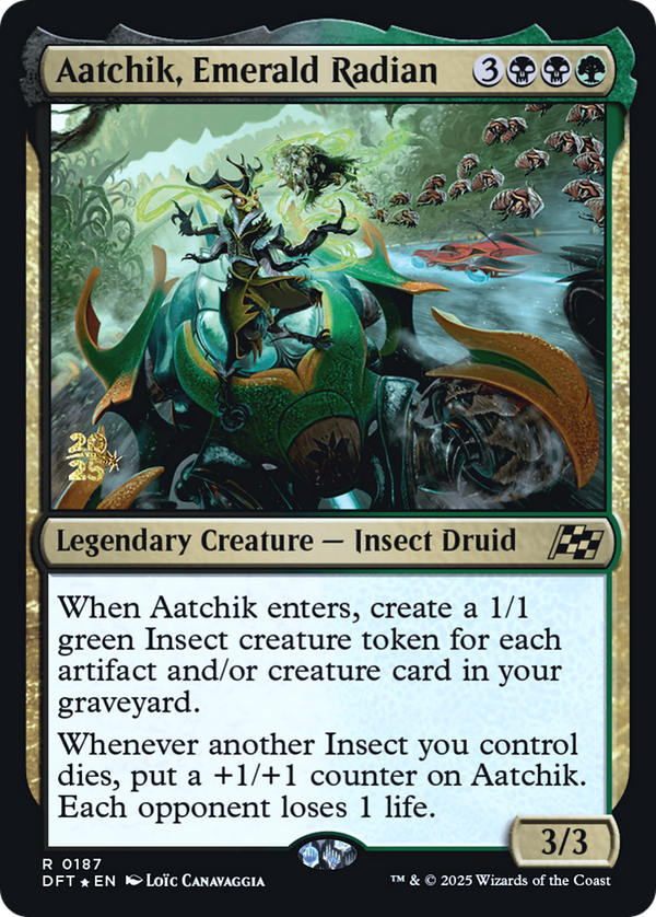 Aatchik, Emerald Radian (PRE-187) - Prerelease Cards Foil