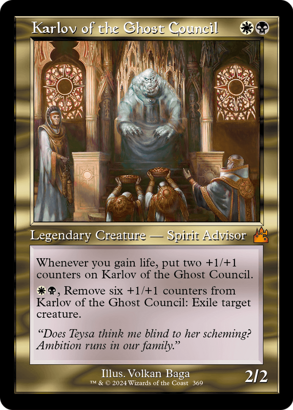 Karlov of the Ghost Council (Retro Frame) (RVR-369) - Ravnica Remastered