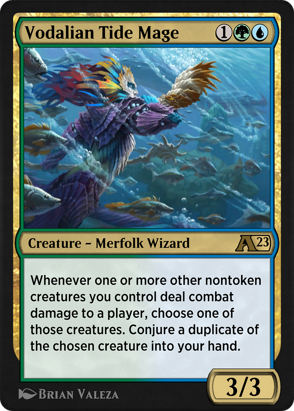 Vodalian Tide Mage (YDMU-029) - Alchemy: Dominaria