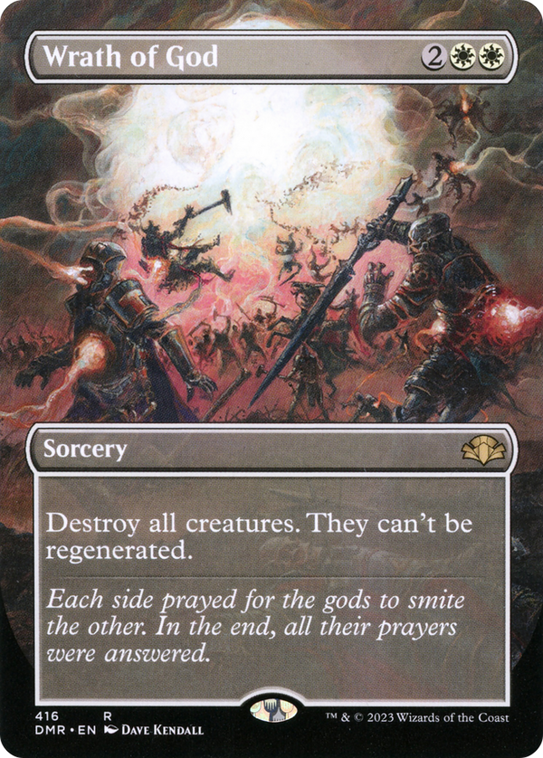 Wrath of God (Borderless) (DMR-416) - Dominaria Remastered Foil