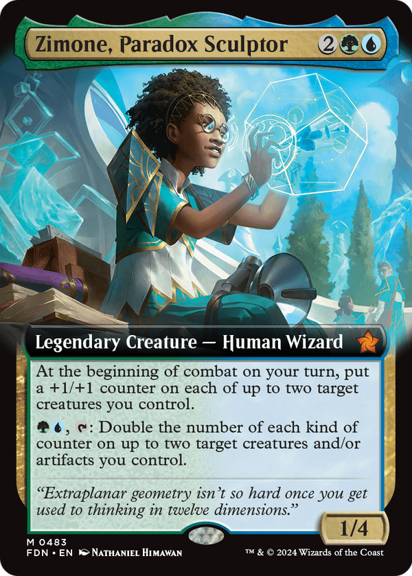 Zimone, Paradox Sculptor (Extended Art) (FDN-483) - Foundations: (Extended Art)