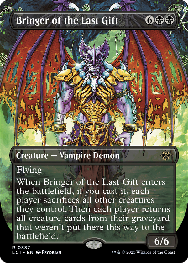 Bringer of the Last Gift (Borderless) (LCI-337) - The Lost Caverns of Ixalan Foil