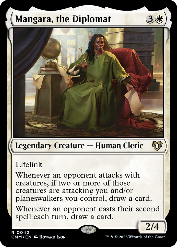 Mangara, the Diplomat (CMM-042) - Commander Masters Foil