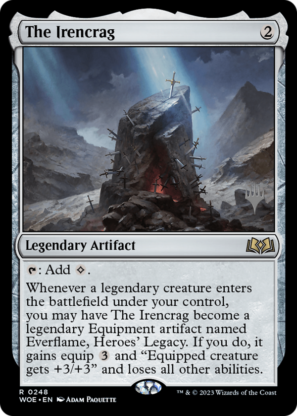 The Irencrag (PPWOE-248) - Wilds of Eldraine Promos Foil