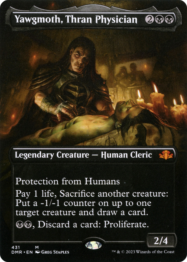Yawgmoth, Thran Physician (Borderless) (DMR-431) - Dominaria Remastered