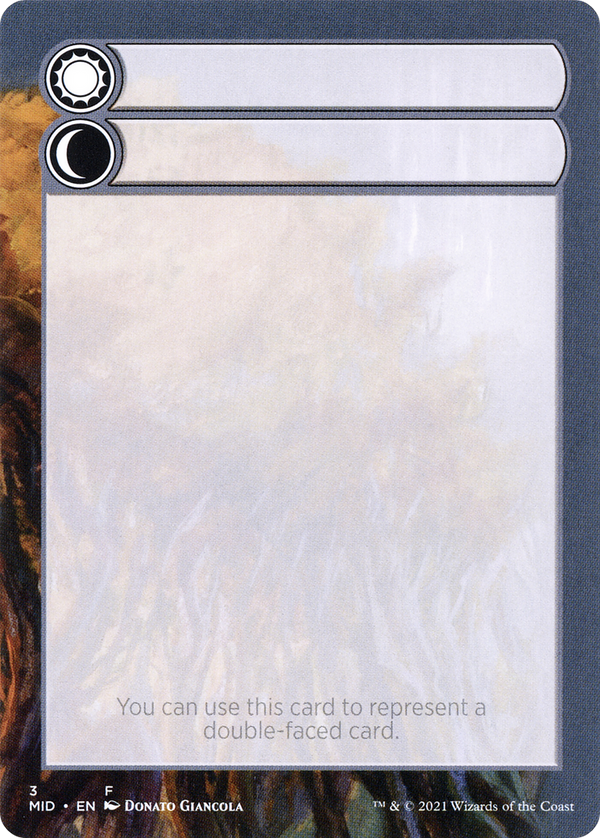 Double-Faced Substitute Card (SMID-003) - Innistrad: Midnight Hunt Substitute Cards (Borderless)