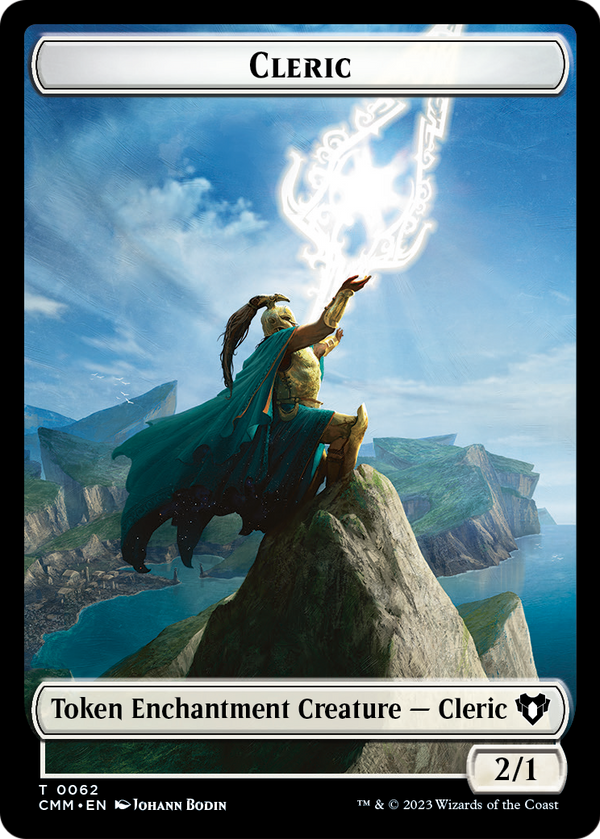 Cleric (TCMM-062) - Commander Masters Tokens