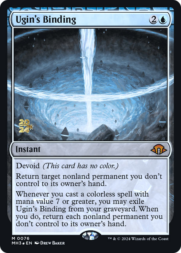 Ugin's Binding (PRE-076) - Modern Horizons 3 Promos: (devoid) Foil