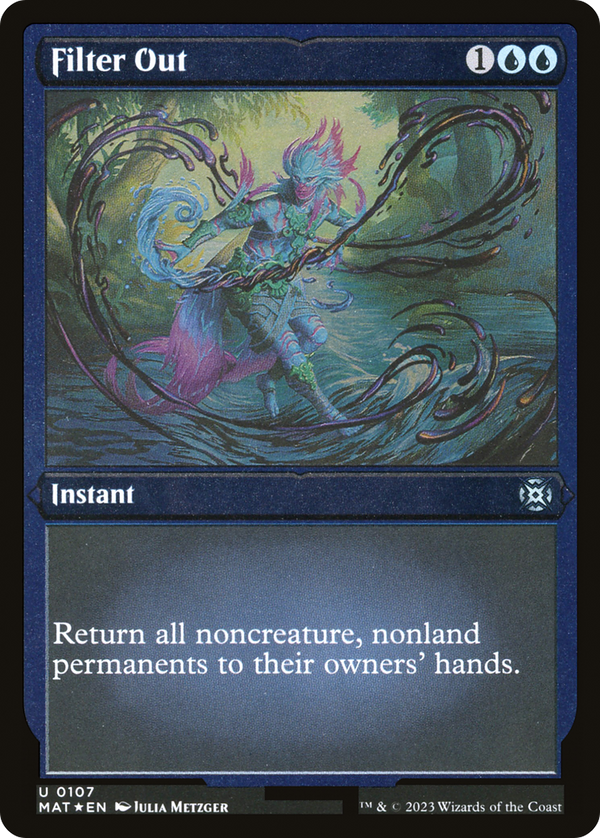 Filter Out (Foil Etched) (MAT-107) - March of the Machine: The Aftermath Foil