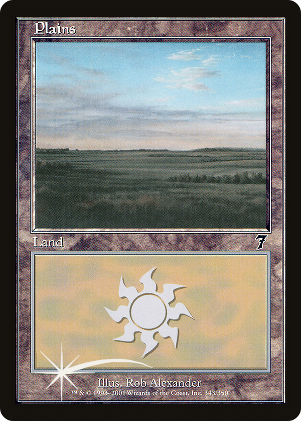 Plains (7ED-343★) - 7th Edition Foil
