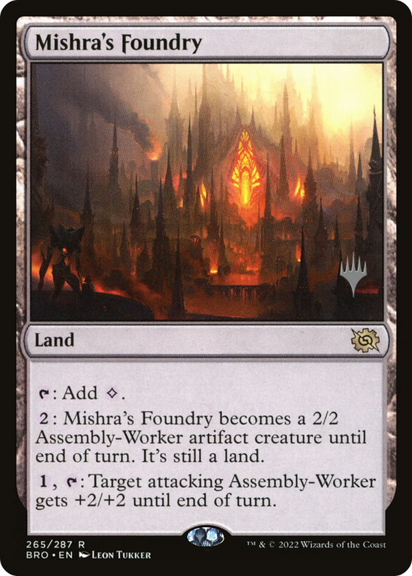 Mishra's Foundry (PPBRO-265) - The Brothers' War Promos Foil