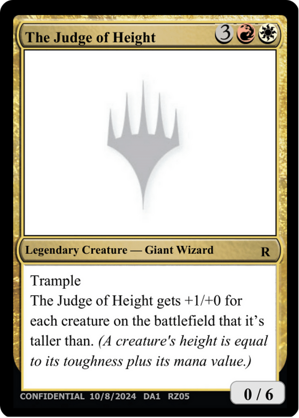 The Judge of Height (UNK-RZ05F) - Unknown Event