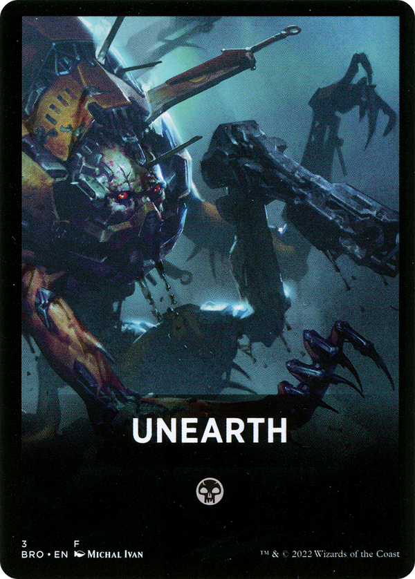 Unearth (Theme) (FBRO-003) - The Brothers' War Jumpstart Front Cards Foil