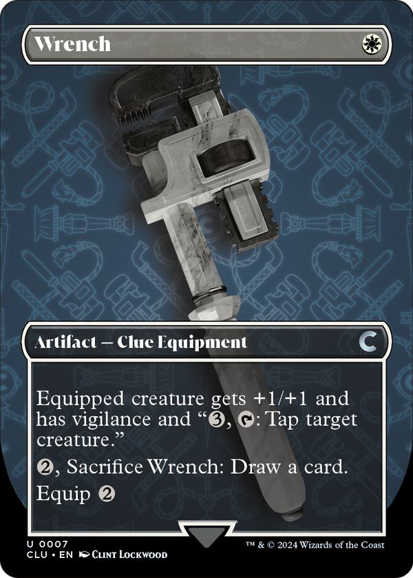 Wrench (Borderless) (CLU-007) - Ravnica: Clue Edition