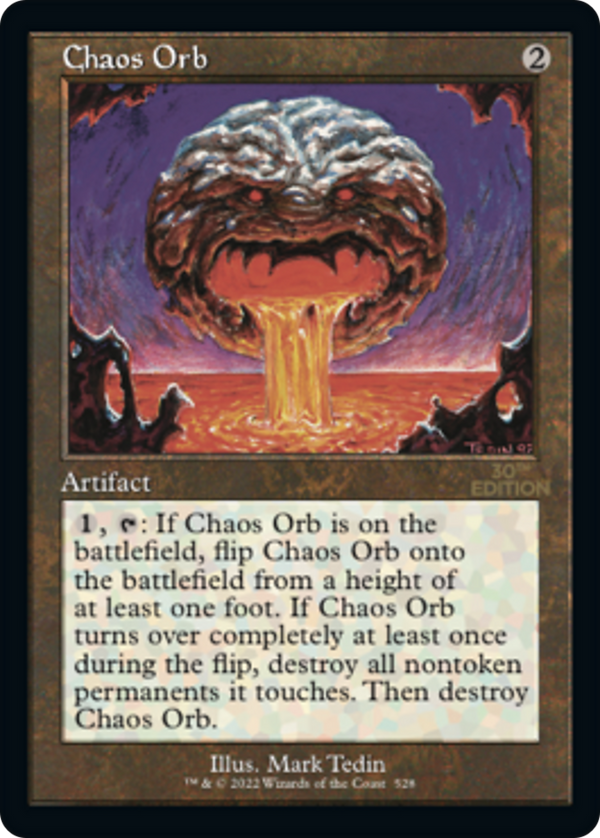 Chaos Orb (Retro Frame) (30A-528) - 30th Anniversary Edition