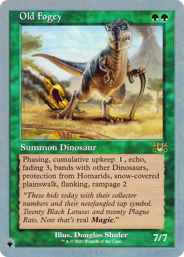Old Fogey (LIST-) - The List (Unfinity Foil Edition) Foil