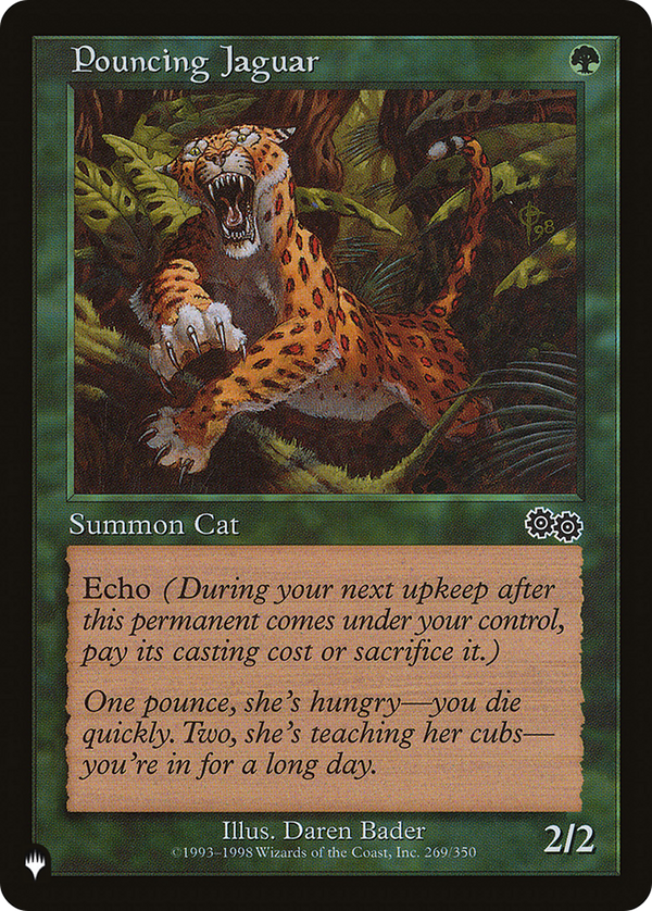 Pouncing Jaguar (LIST-USG-269) - The List