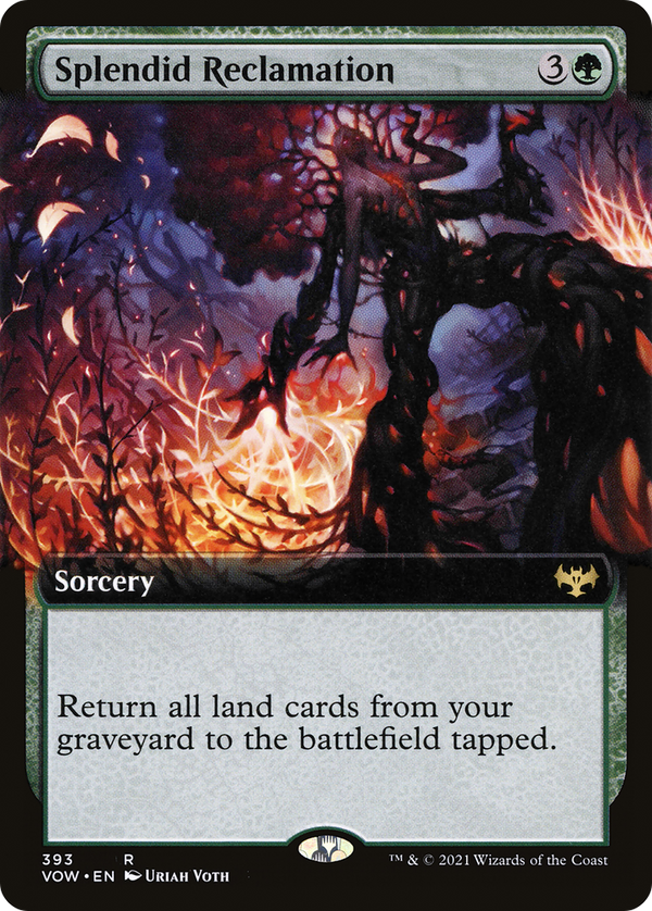 Splendid Reclamation (Extended Art) (VOW-393) - Innistrad: Crimson Vow: (Extended Art)
